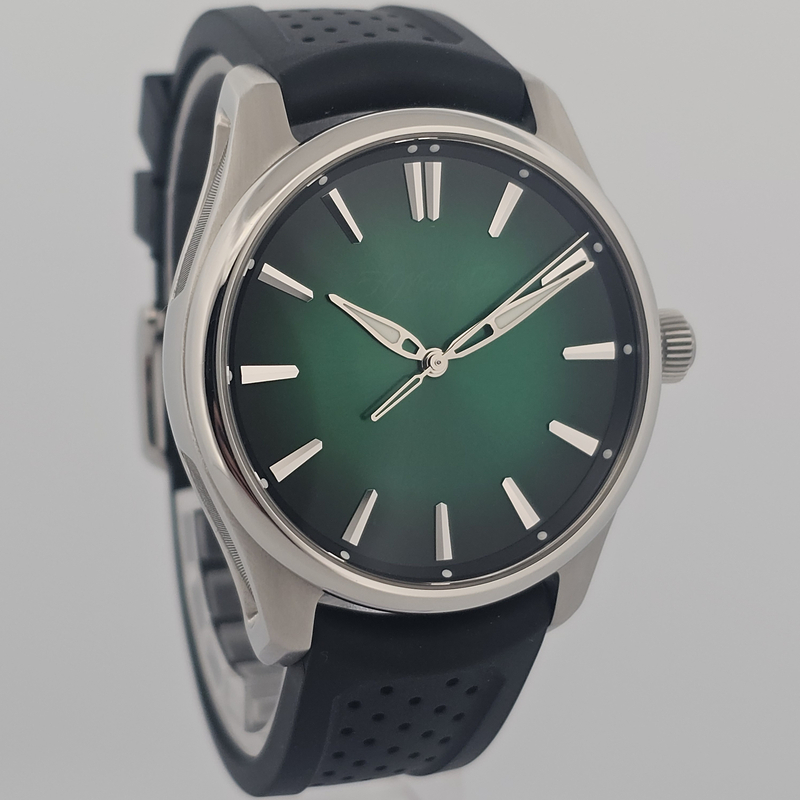 H.moser Pioneer Centre Seconds Cosmic Green 3201-1201