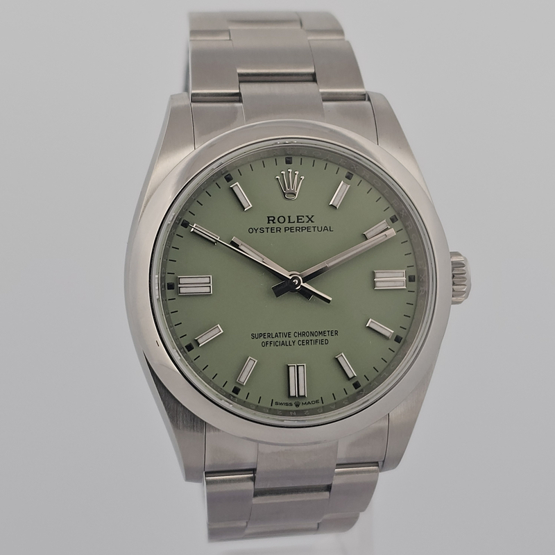 Rolex Oyster Perpetual Pistachio Dial 126000