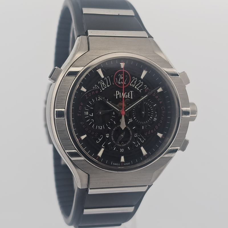 Piaget Protocol Flyback GMT Black Dial GOA35001