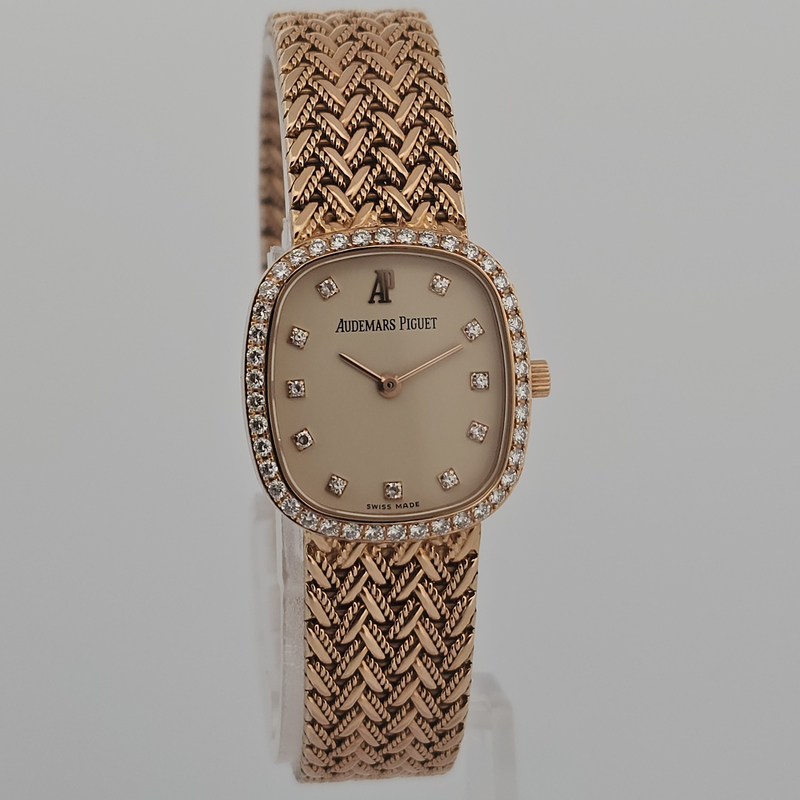 Audemars Piguet Ellispse Tonneau Mesh Bracelet Yellow Gold