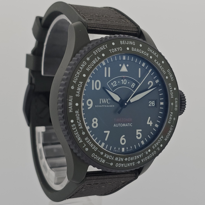 IWC Pilot’s Watch Timezoner TOP GUN Woodland IW395601