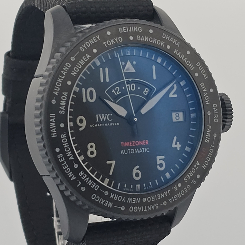 IWC Pilot's Watch Timezoner Top Gun Ceratanium® IW395505