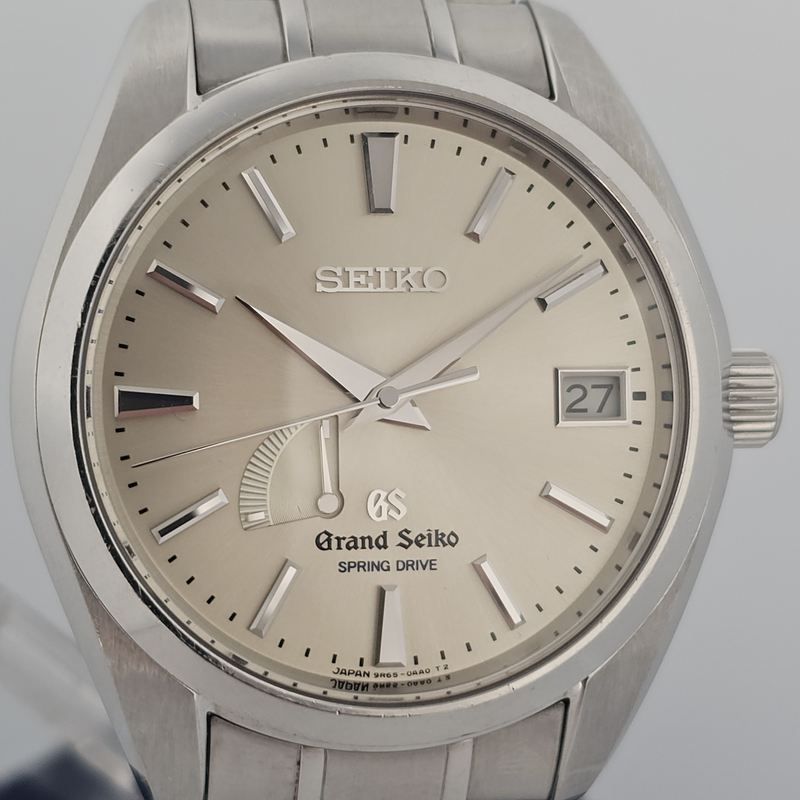 Grand Seiko Heritage Collection Spring Drive Double Logo Silver Dial SBGA001