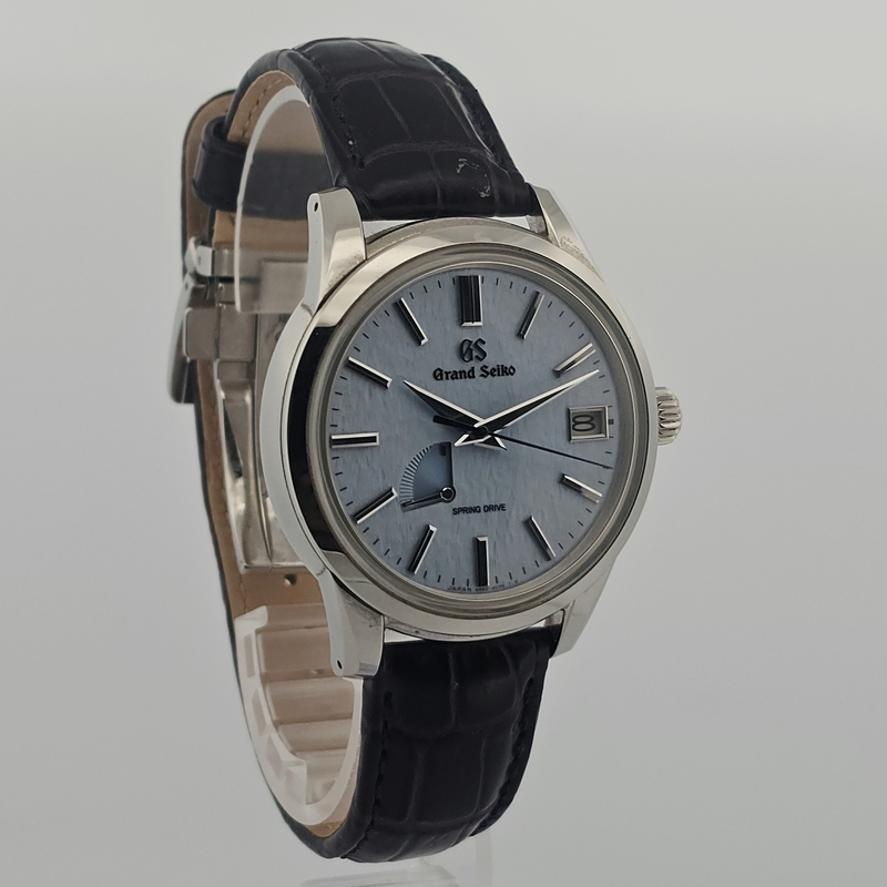 Grand Seiko Snow White Blue SBGA407 9R65-0DJ0