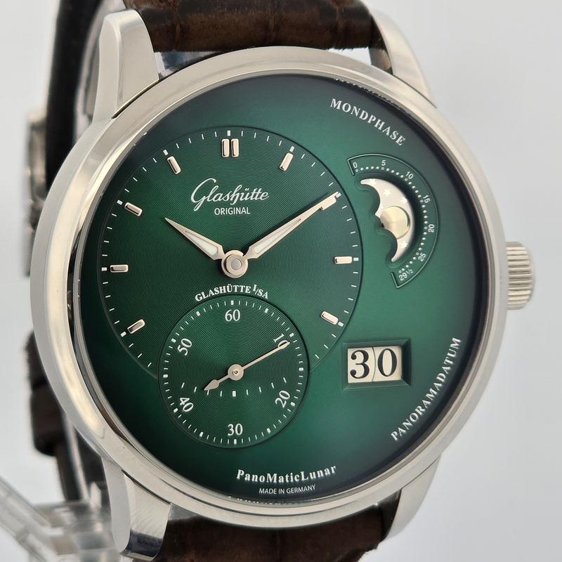 Glashütte Original PanoMaticLunar Forest Green Dial 1-90-02-13-32-62