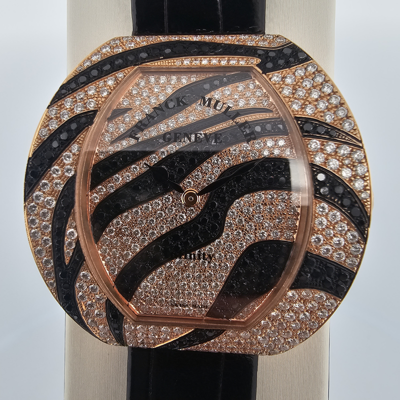 Franck Muller Infinity Rose Gold Safari Full Diamond 3540 QZ SAF D CD 5N