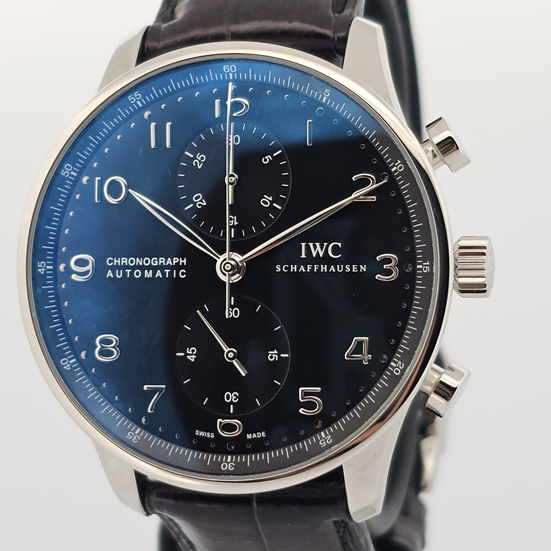 IWC Portugieser Chronograph Black Dial IW371447 「直播價」