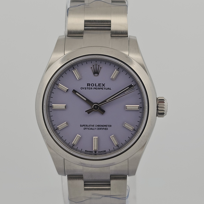 Rolex Oyster Perpetual 31 lavender dial