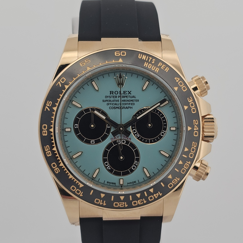 Rolex Daytona Tiffany Turquoise Blue 18K Yellow Gold 126518LN