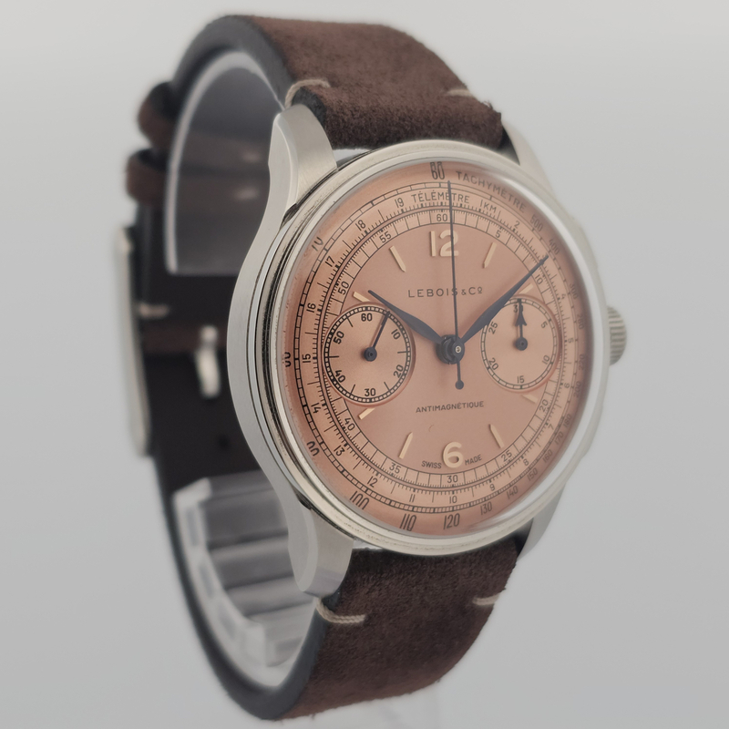 Lebois & Co Heritage Chronograph Salmon 39mm 324.478