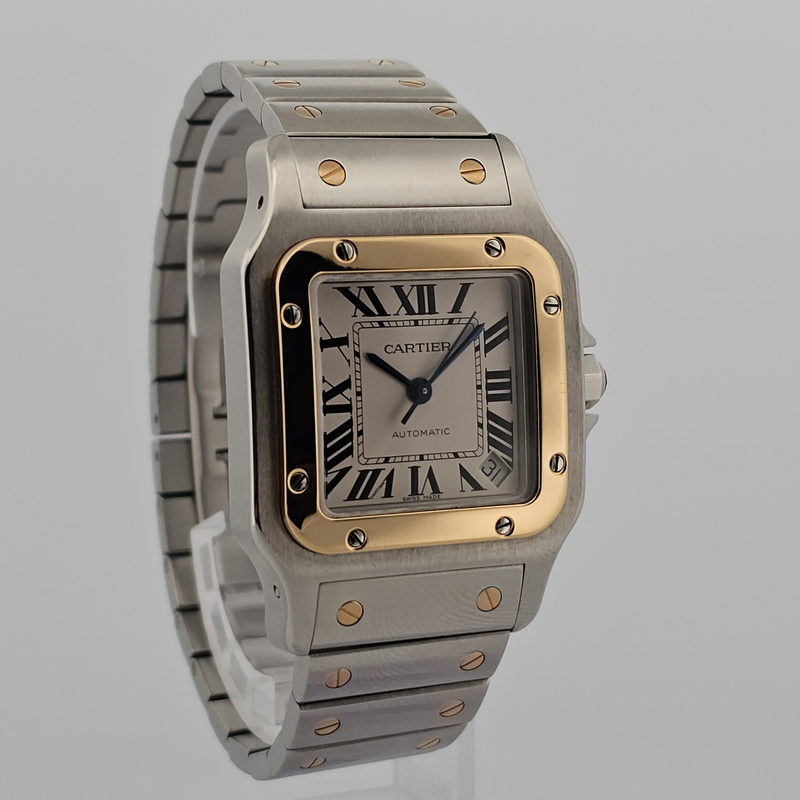 Cartier Santos Galbée 18k Yellow Gold and Steel W20099C4 32mm