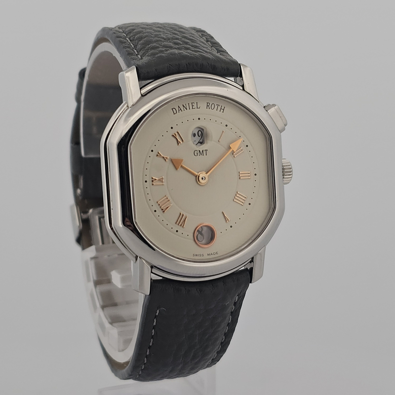 Daniel Roth  Classic GMT N238 Date white Dial 35mm