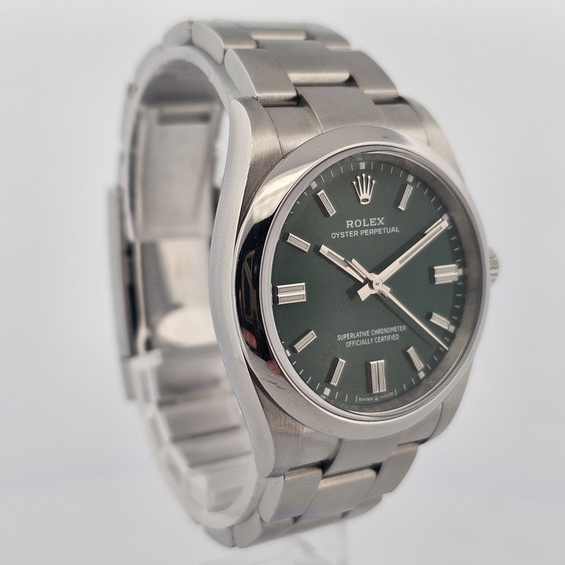 Rolex Oyster Perpetual Green Dial 126000