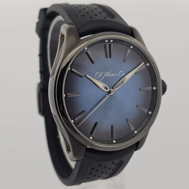 H.Moser & Cie. Pioneer Centre Seconds Blue Fumé Dial 3200-1205