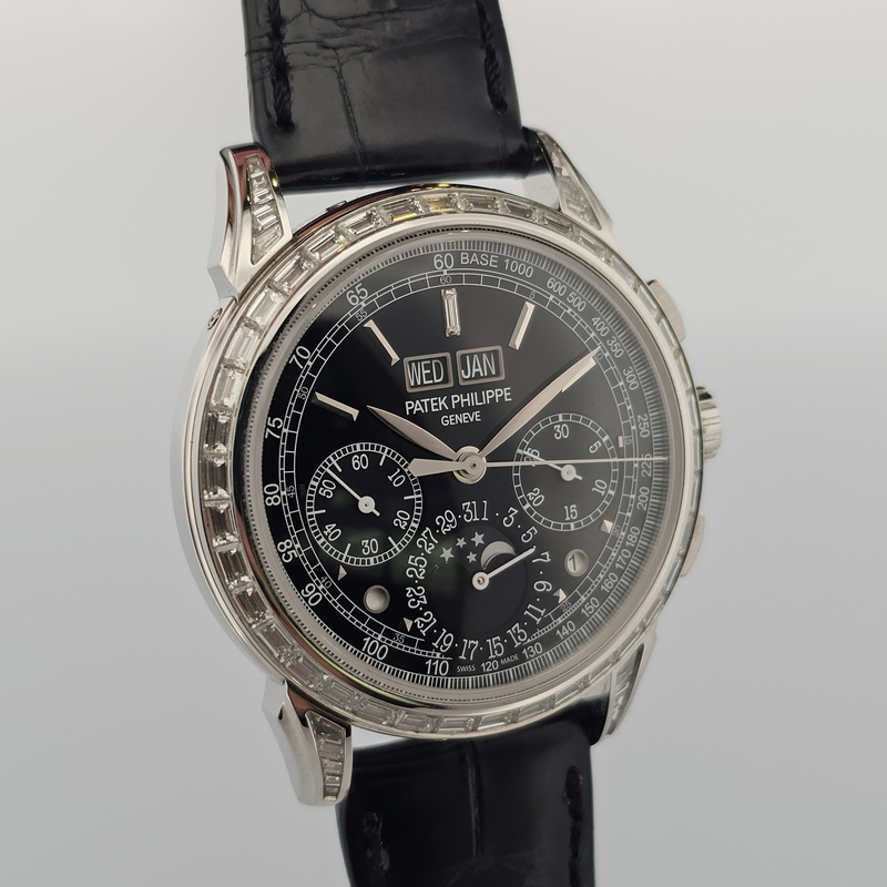 Patek Philippe 百達翡麗 Grand Complications Perpetual Calendar PT 950 5271P-001