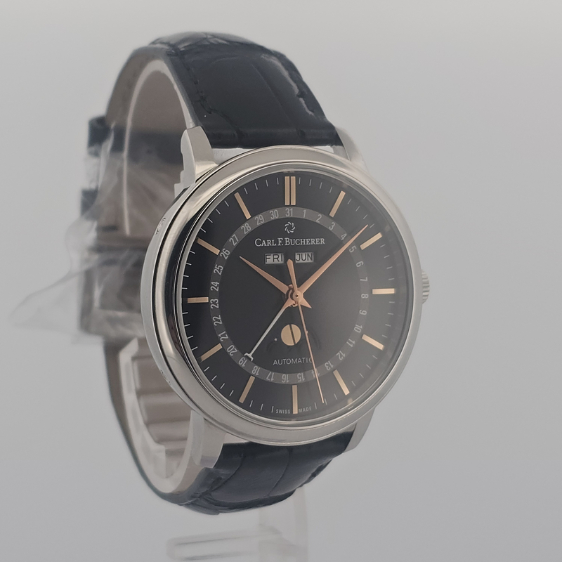 Carl F.Bucherer Adamavi Full Calendar Black Dial 00.10324.08.33.01	
