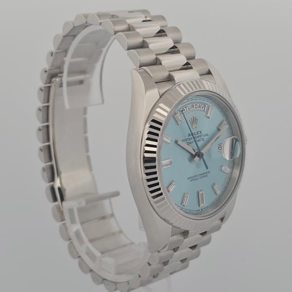 Rolex Day-Date 40 Ice Blue Dial 228236