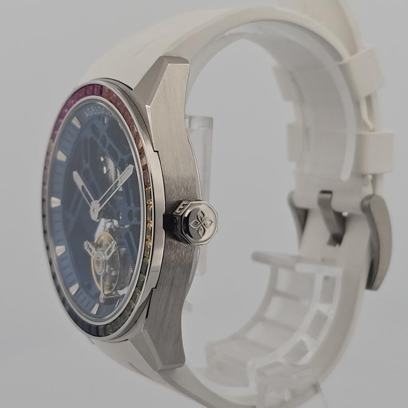 Agelocer Tourbillon Rainbow Bezel 9101