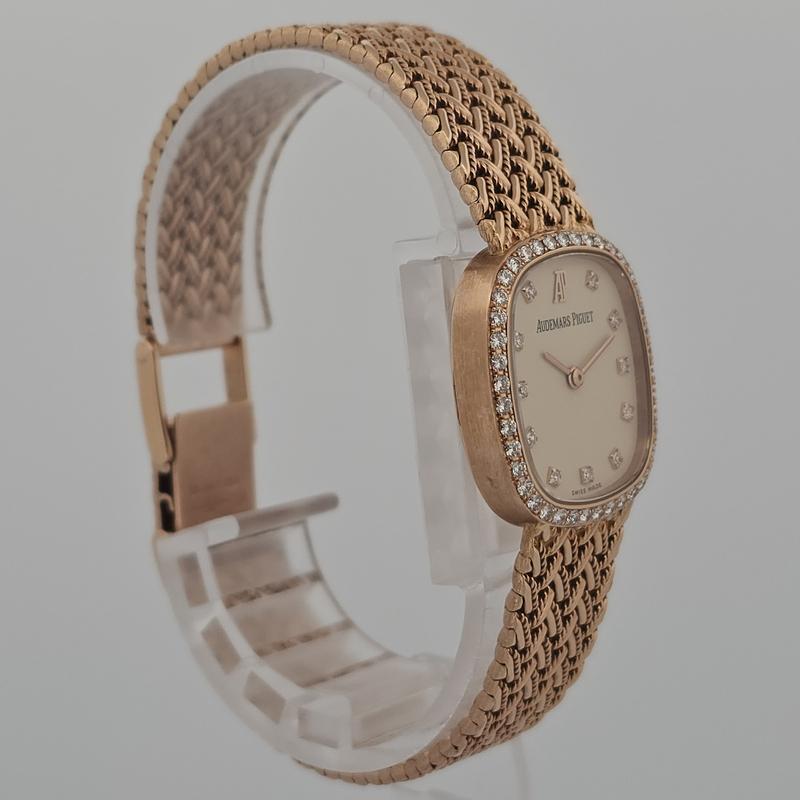 Audemars Piguet Ellispse Tonneau Mesh Bracelet Yellow Gold