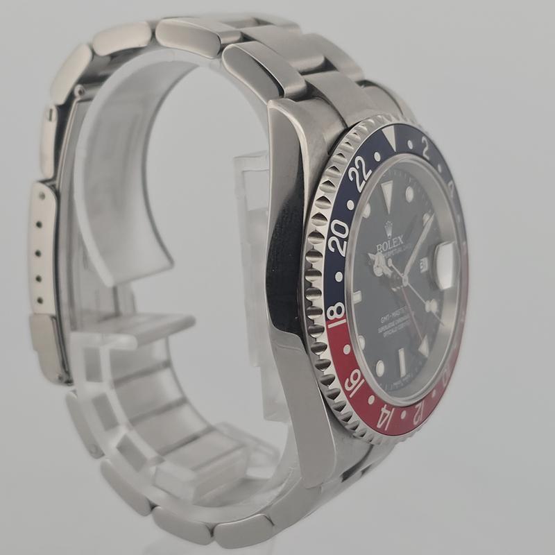 Rolex GMT Master II Pepsi 16710BLRO Stick Dial