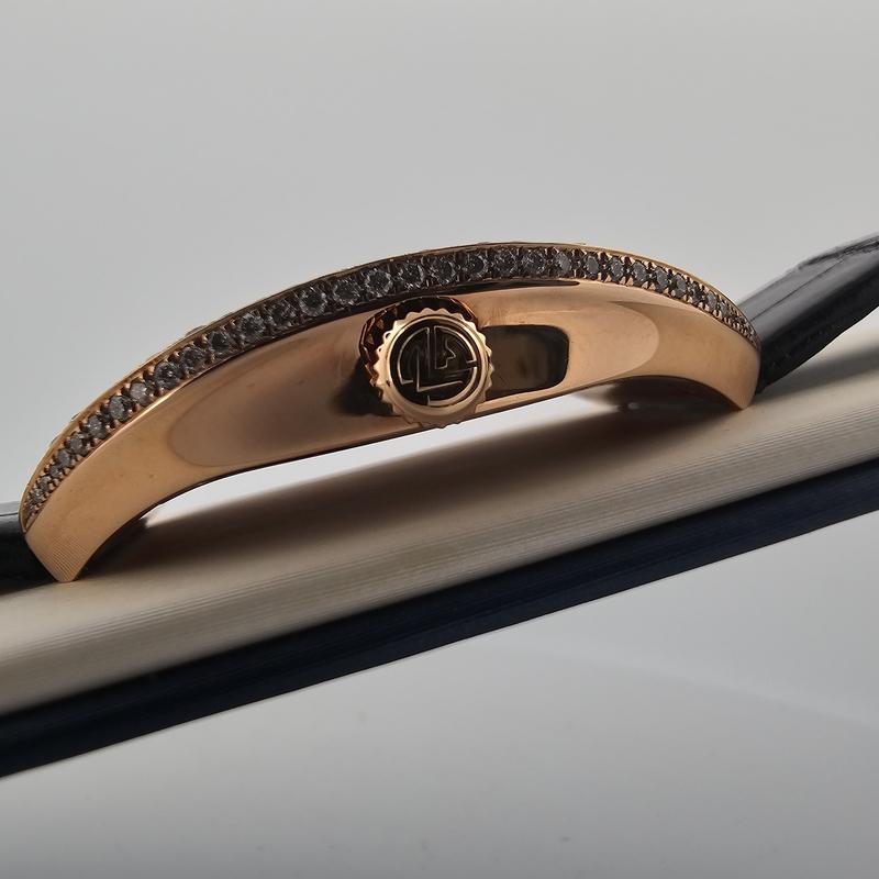 Franck Muller Infinity Rose Gold Safari Full Diamond 3540 QZ SAF D CD 5N