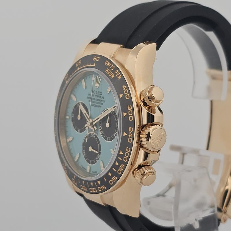 Rolex Daytona Tiffany Turquoise Blue 18K Yellow Gold 126518LN