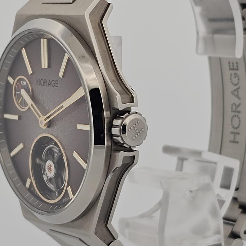Horage Autark Tourbillon - Grey Dial _ anthracite mov. - PT950陀
