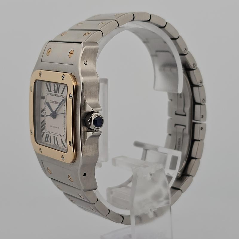 Cartier Santos Galbée 18k Yellow Gold and Steel W20099C4 32mm