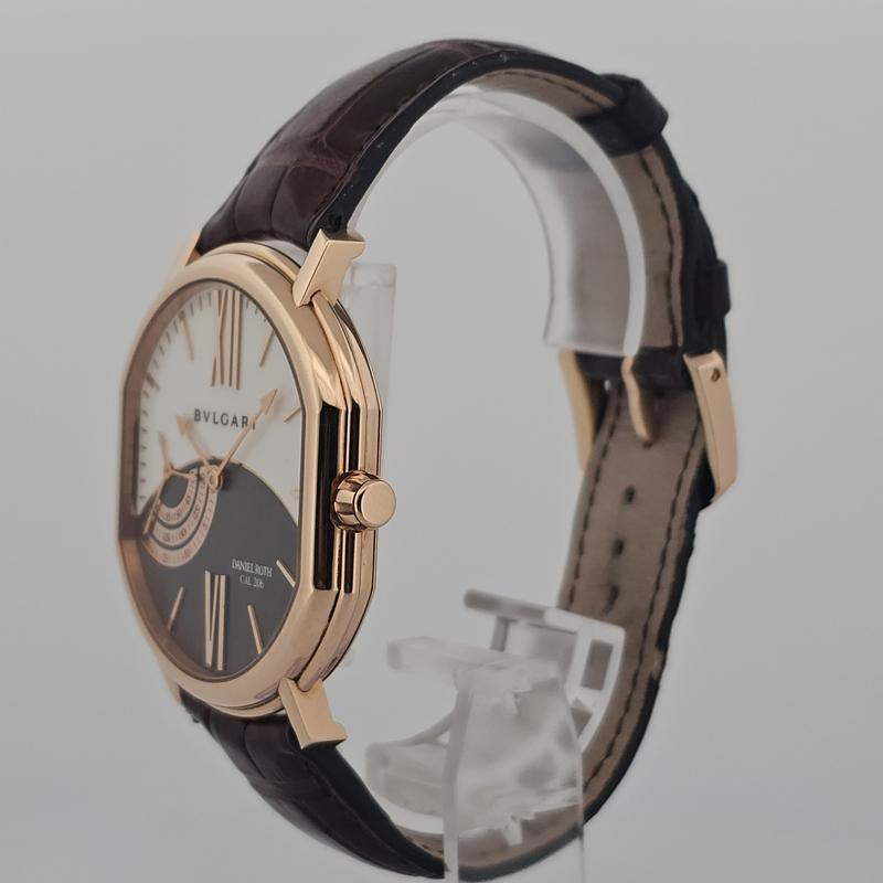 Bulgari Roth and Bulgari. 18k Pink Gold Wristwatch with Power Reserve BRRP44GPS 43mm