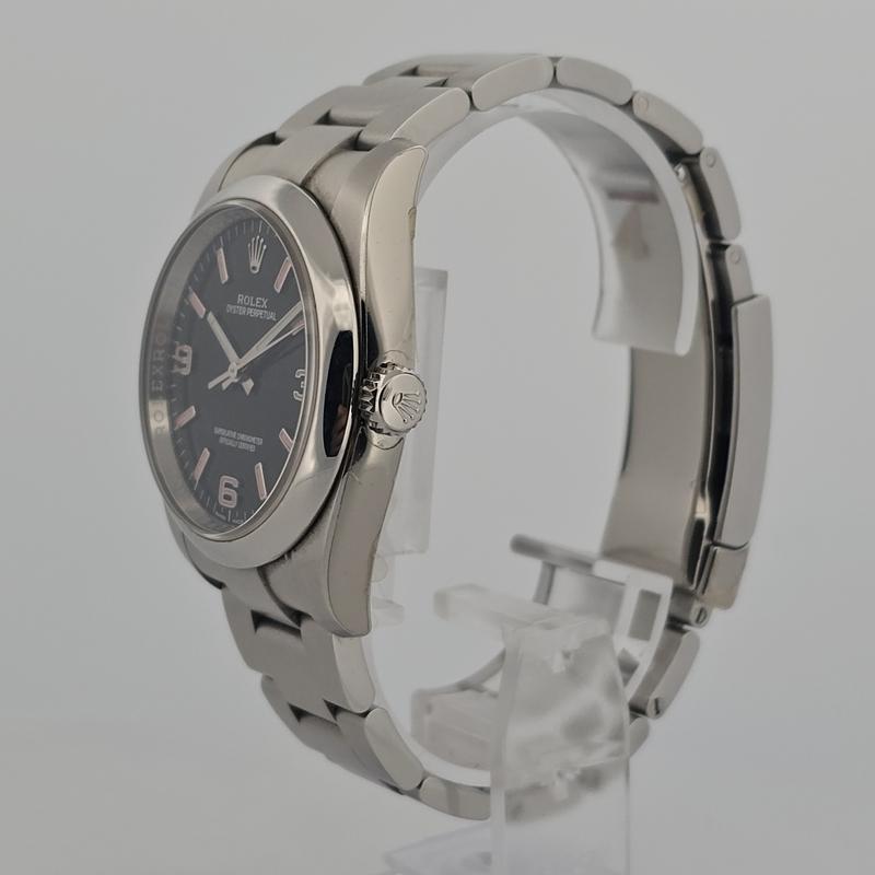 Oyster Perpetual  Black Dial Pink Index - 116000  36mm