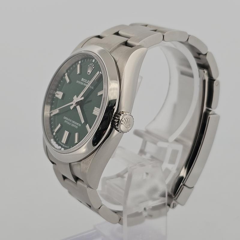 Rolex  Oyster Perpetual  Green Dial 126000 36mm