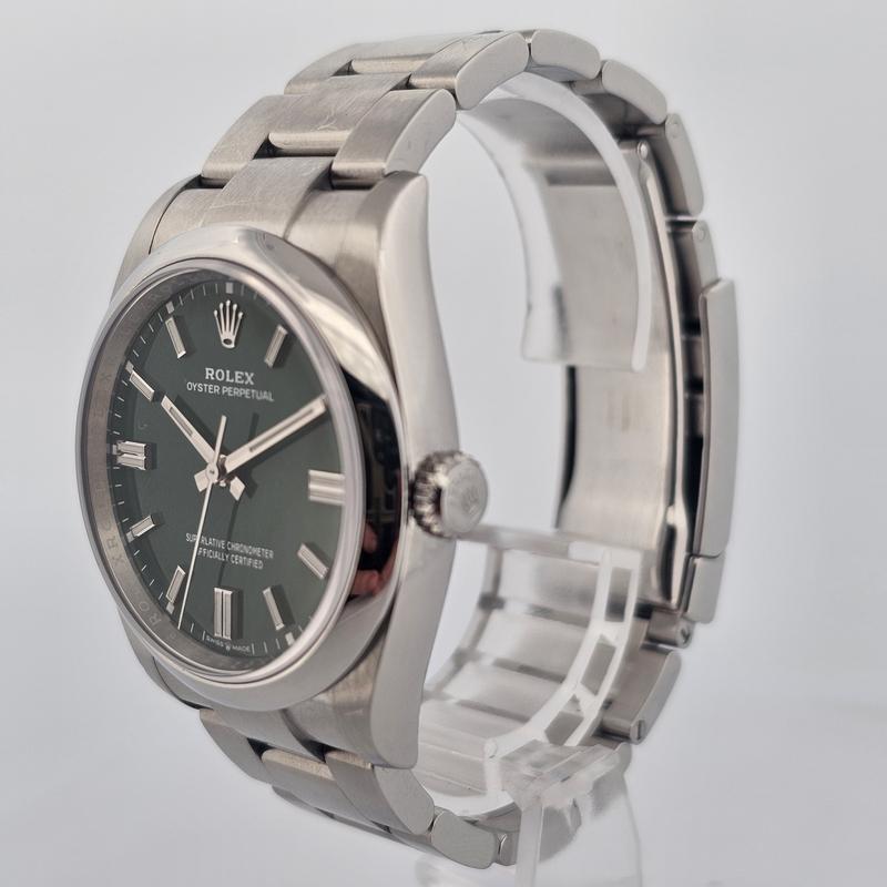 Rolex Oyster Perpetual Green Dial 126000