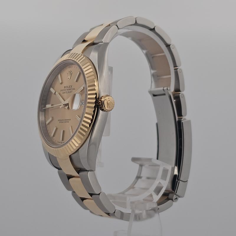 Rolex Datejust Yellow Gold & Steel Champagne Dial