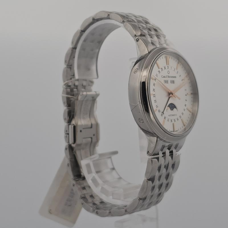 Carl F.Bucherer Adamavi Full Calendar White Dial 00.10324.08.13.21